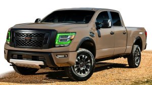 Nissan Titan Headlight DRL Upgrade Kit - ORACLE Lighting - ColorSHIFT RGB+W - `21-`22